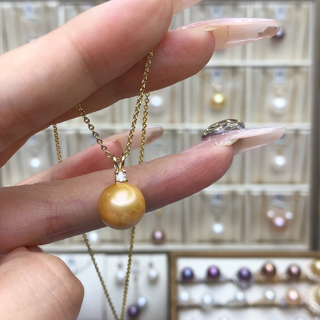 淡水珍珠吊坠(赠链)合金
