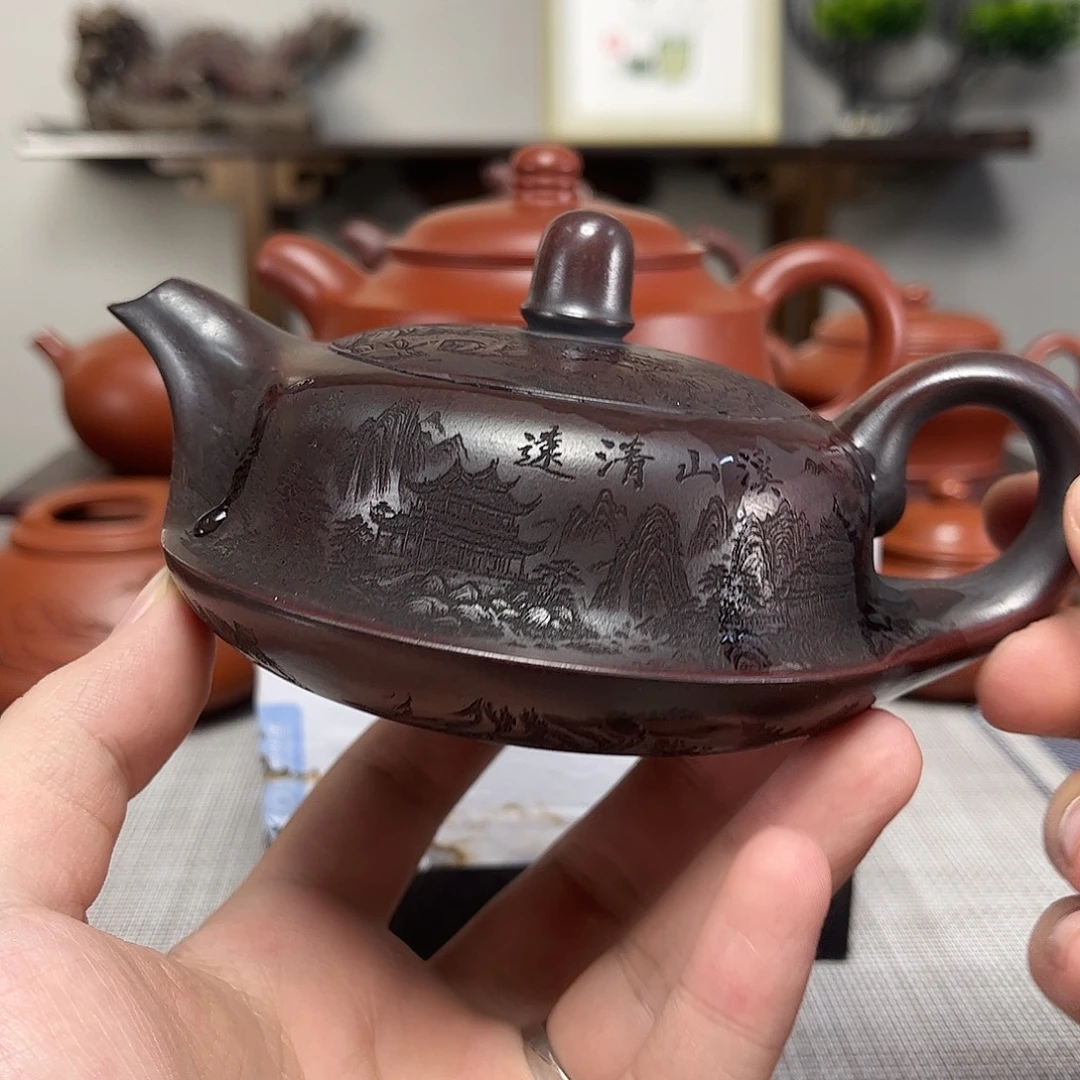 换***度茶壶紫砂微瑕处理