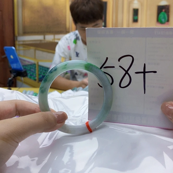 翡翠未镶嵌手镯00987789000