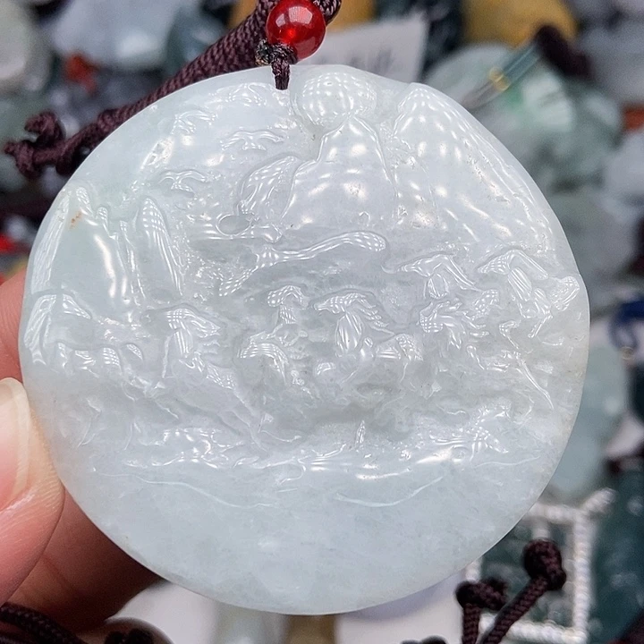 颈饰未镶嵌翡翠翡翠