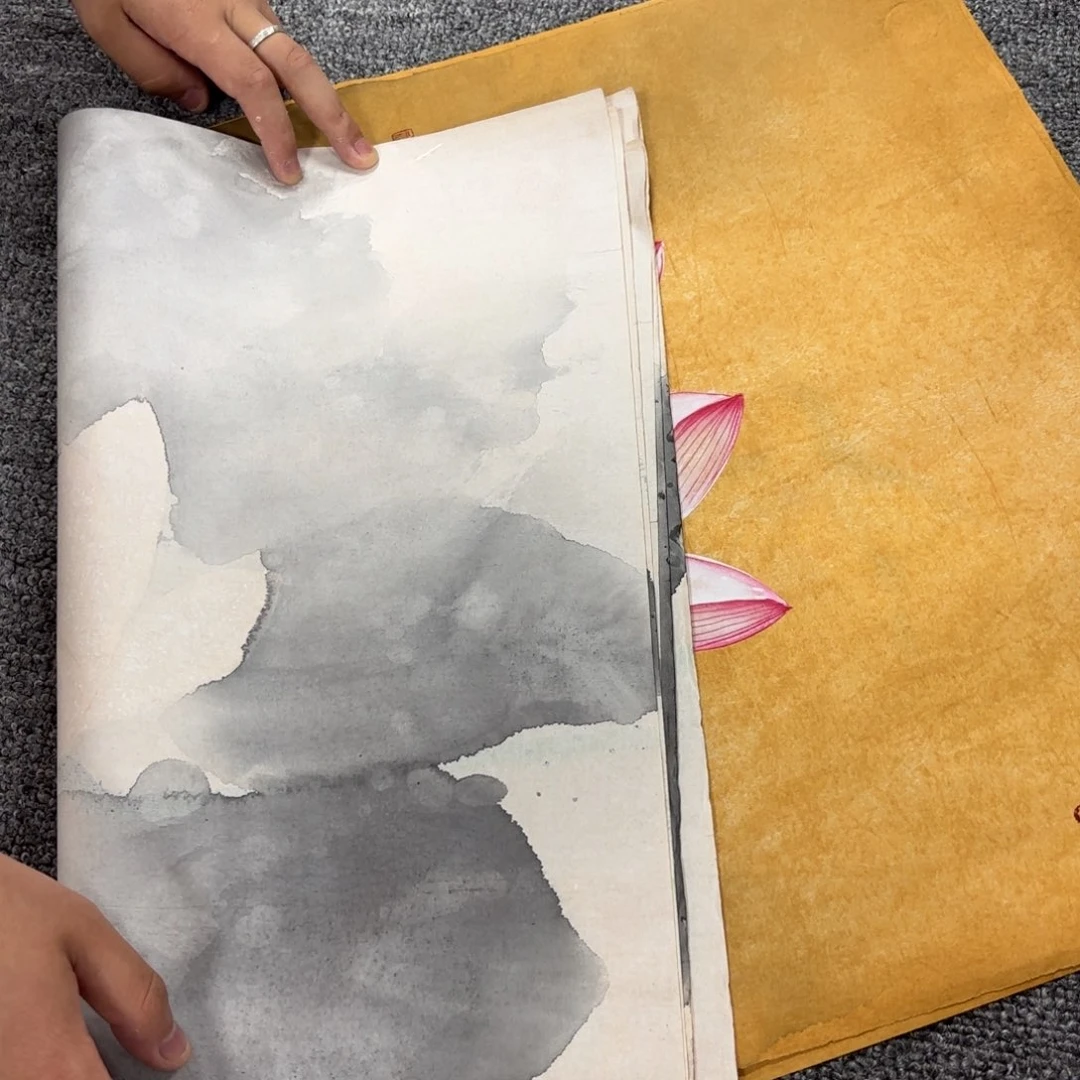 国画凑近了几天才找到了这个视频里最