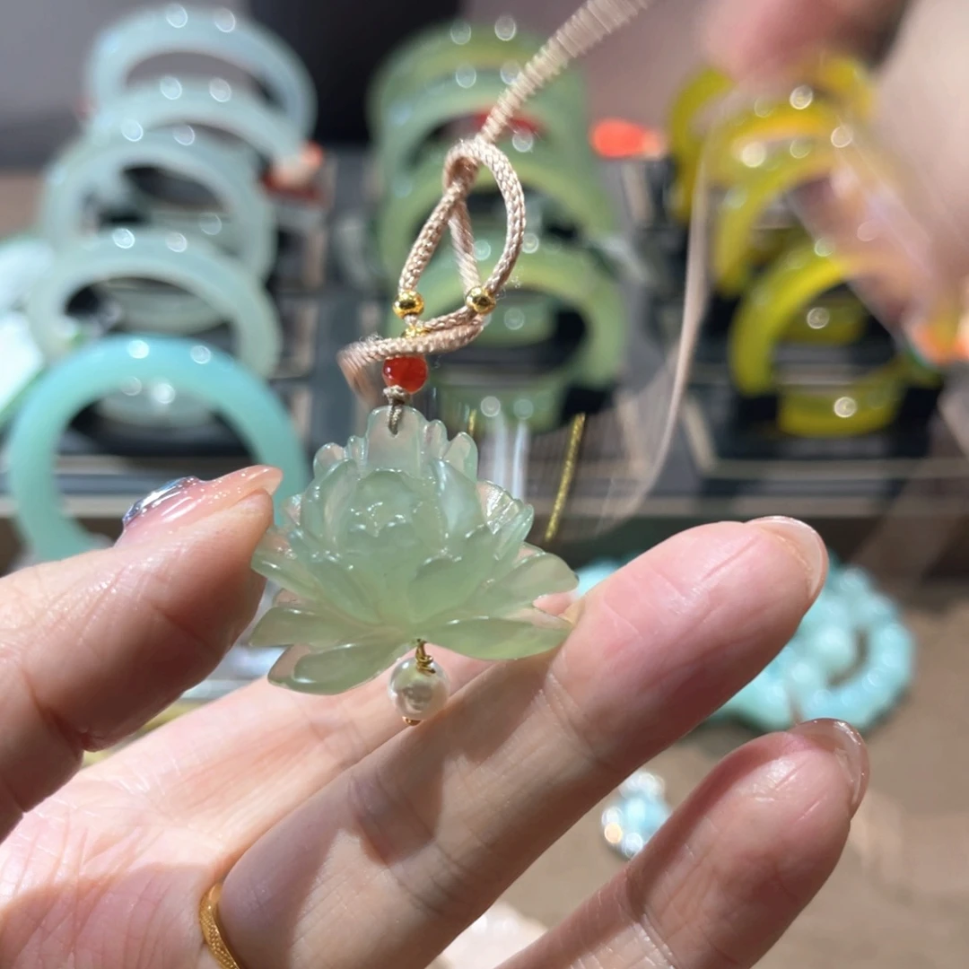 蛇纹石玉手链未镶嵌