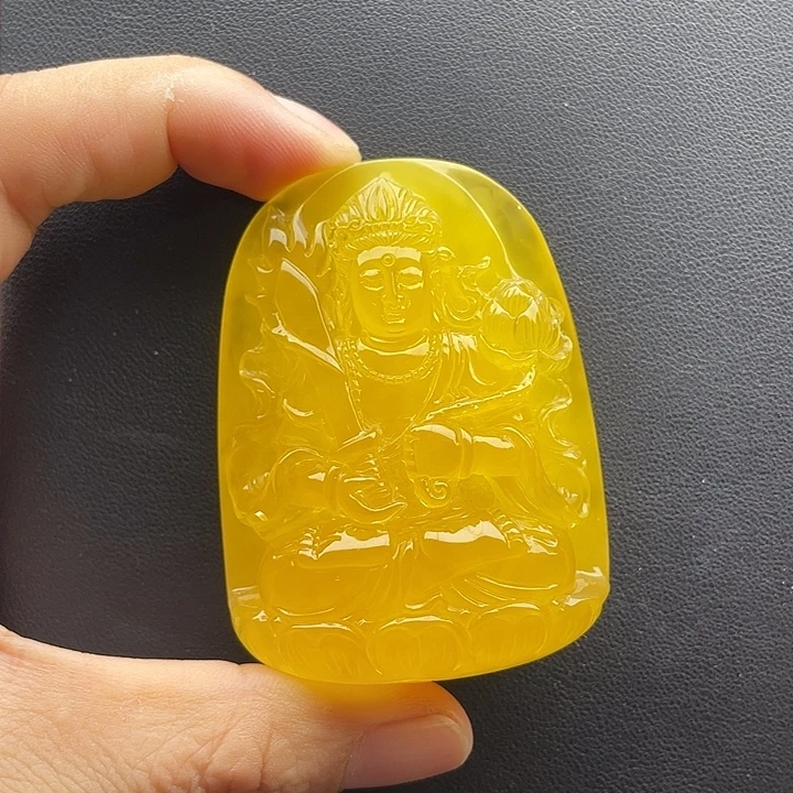 琥珀颈饰未镶嵌天然琥珀蜜蜡