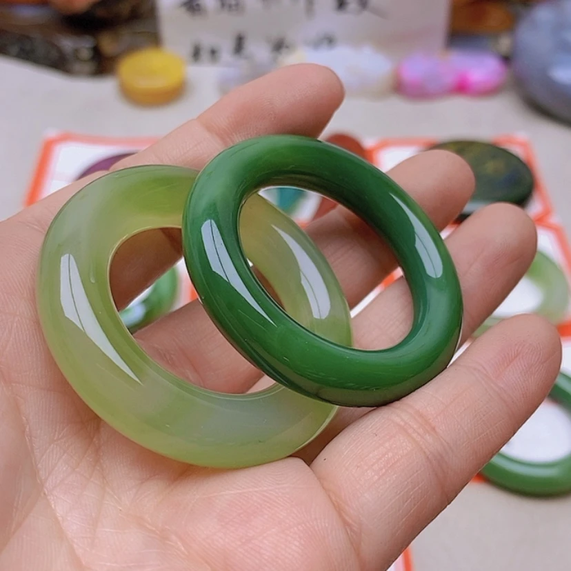 【闪购商品】未镶嵌玛瑙/玉髓珠宝半成品云*