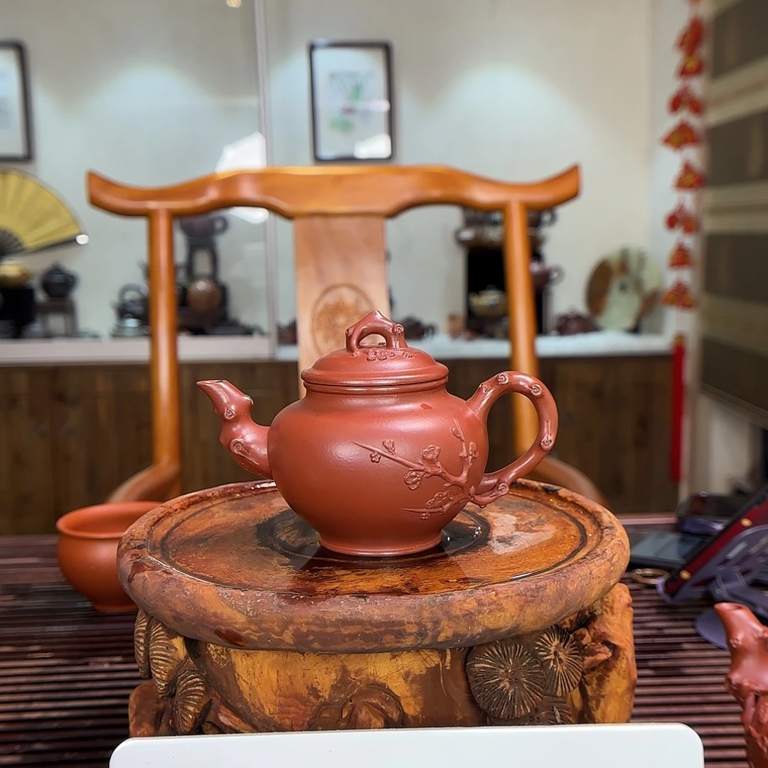 茶壶紫砂杭那静紫砂壶200cc