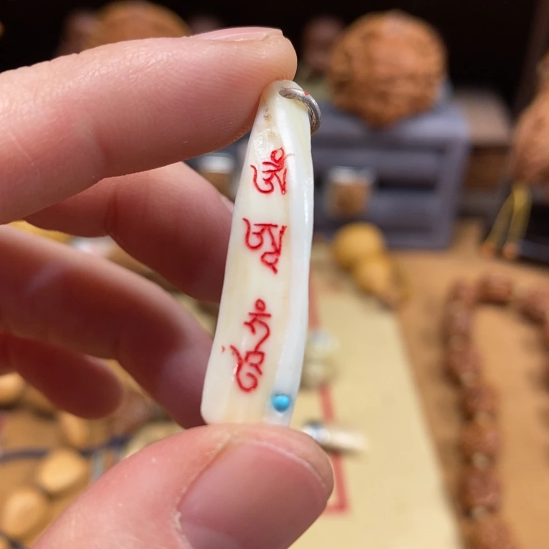 潍坊猪牙雕刻侧挂