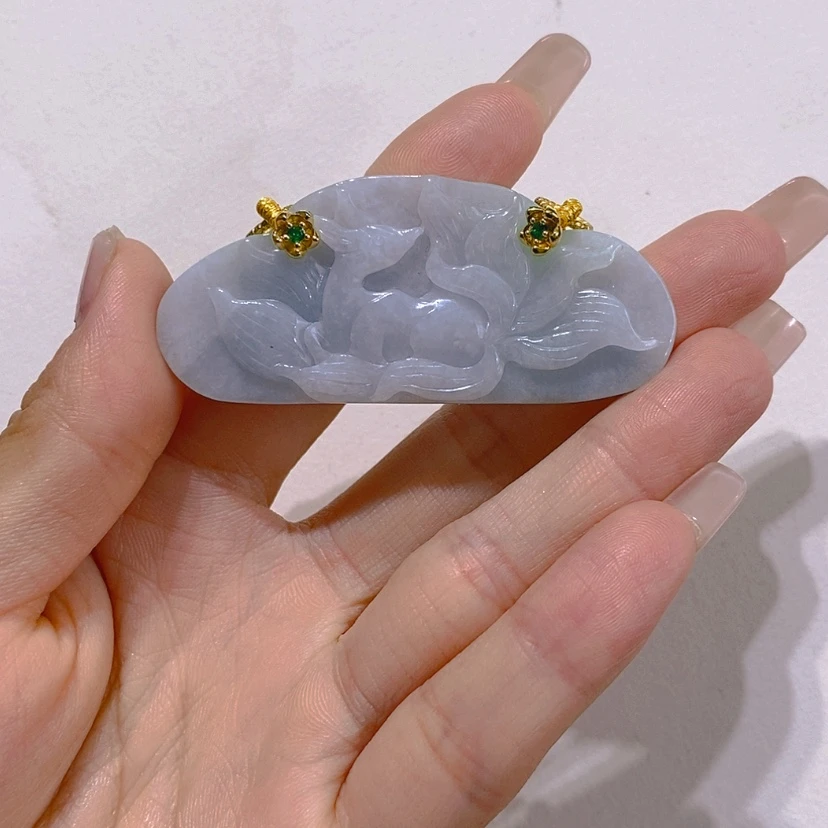 【闪购商品】翡翠未镶嵌颈饰