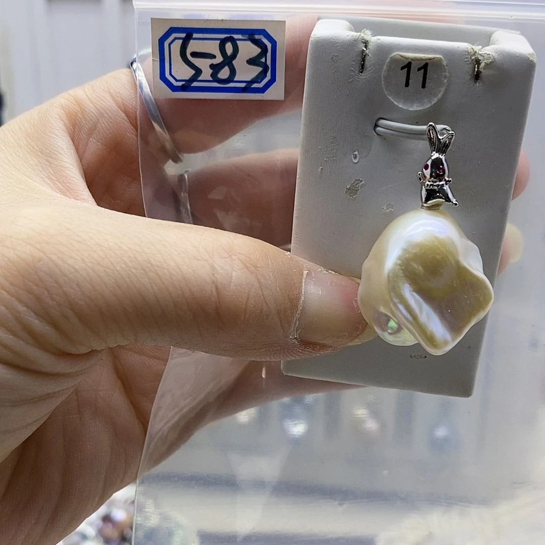 颈饰合金淡水珍珠