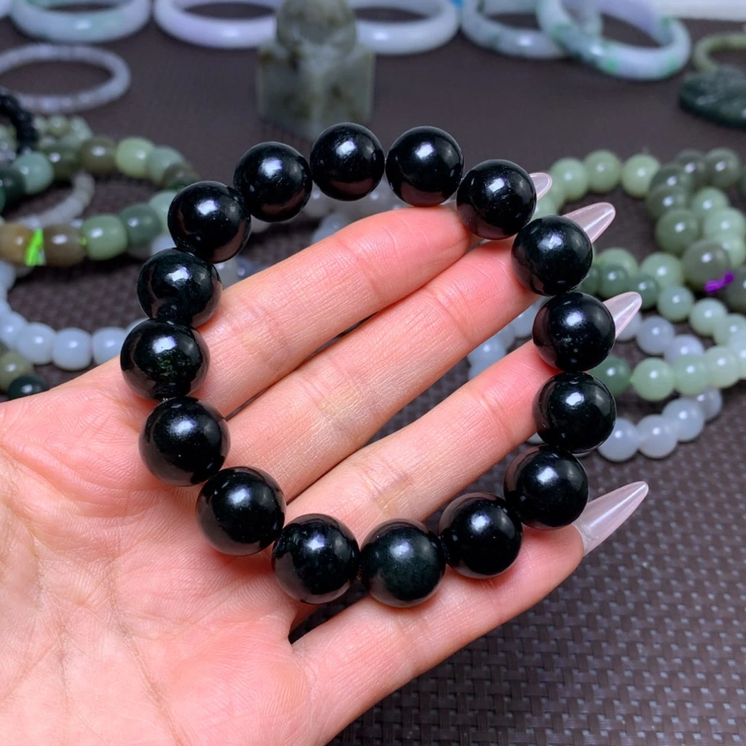 未镶嵌手串和田玉卡14