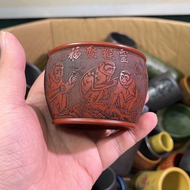 茶杯紫砂全手工紫砂主人杯