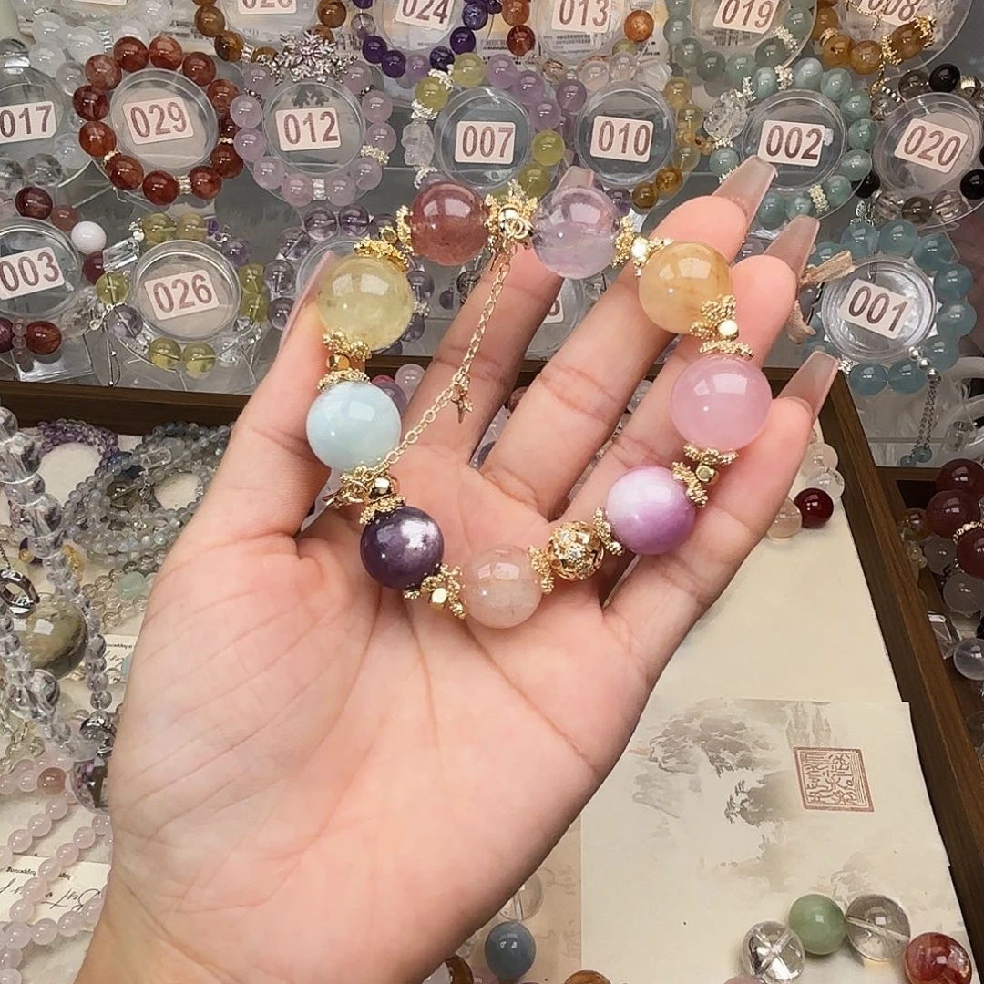 银S925镶嵌手链水晶989989