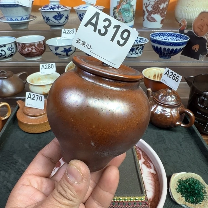 摆件319 景德镇手工柴烧茶器