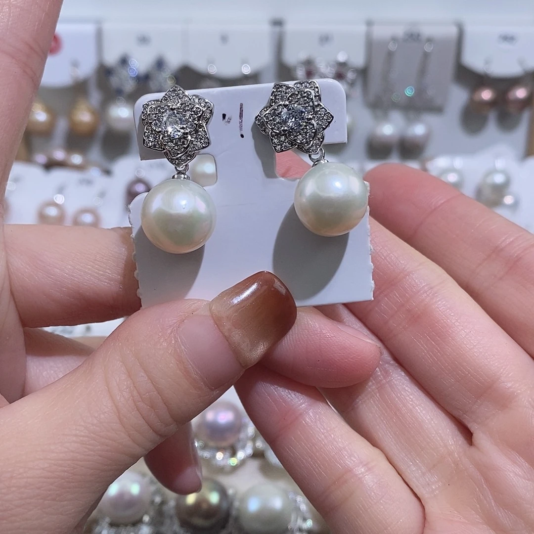 耳饰未镶嵌淡水珍珠w11.5