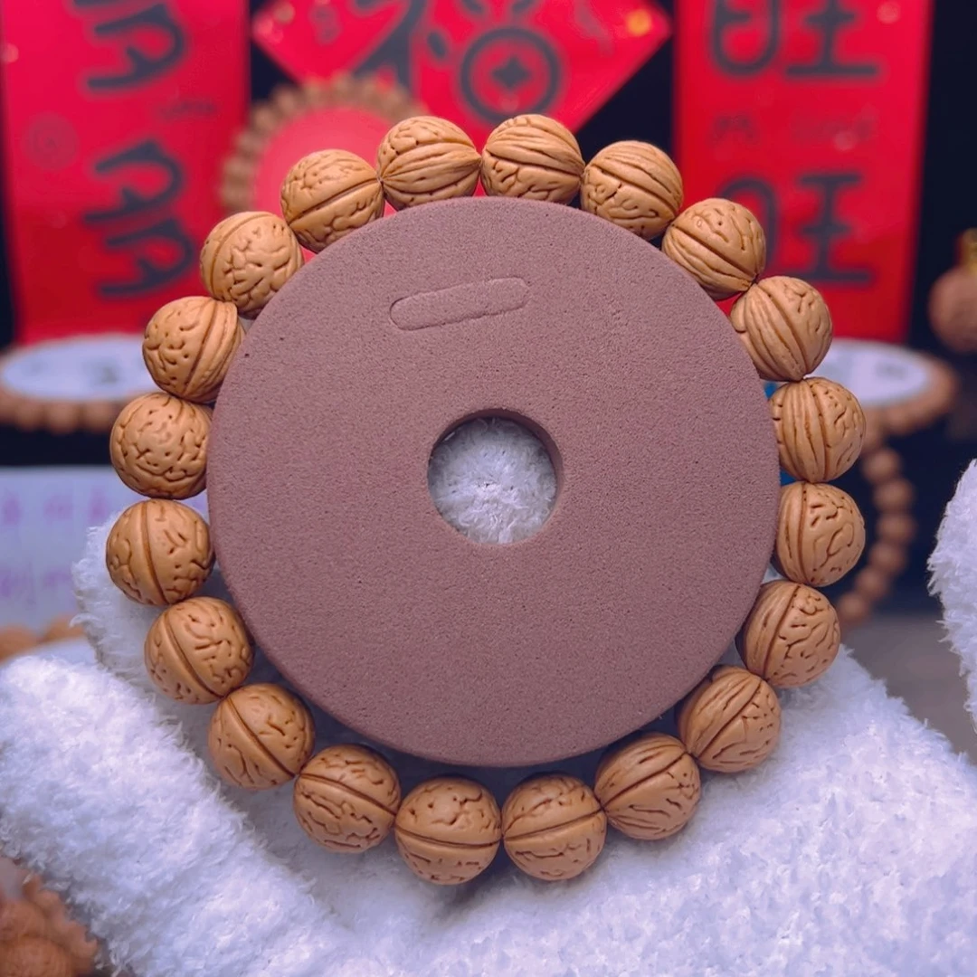 桃核手串1.2加野生小肌肉