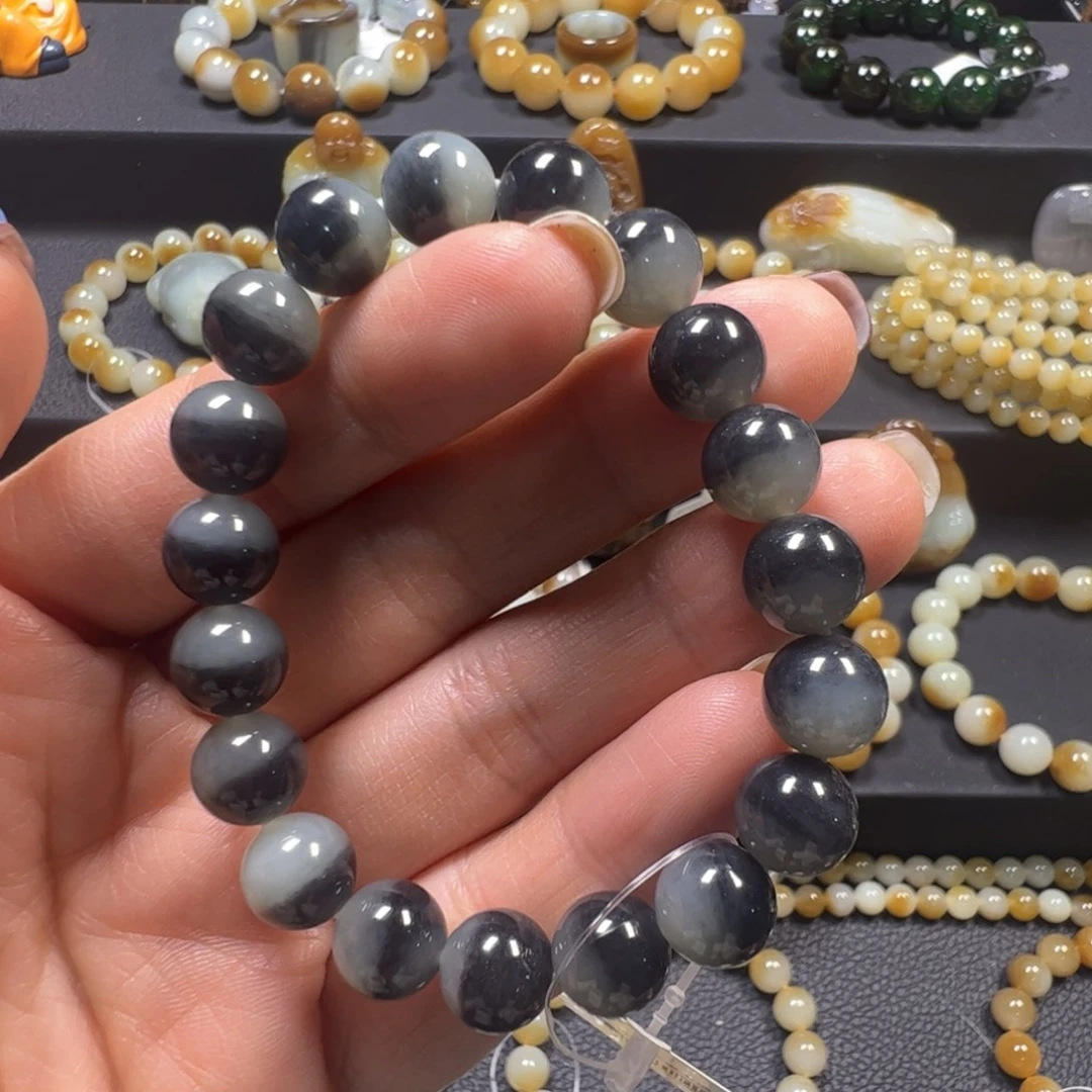 和田玉未镶嵌手链卡10