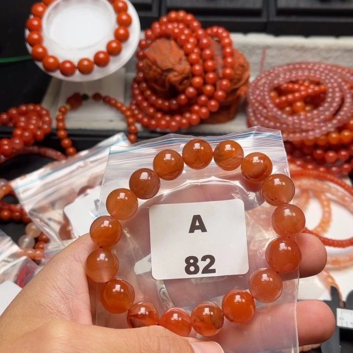 未镶嵌多样性发货默认微瑕称重12m m南红玛瑙