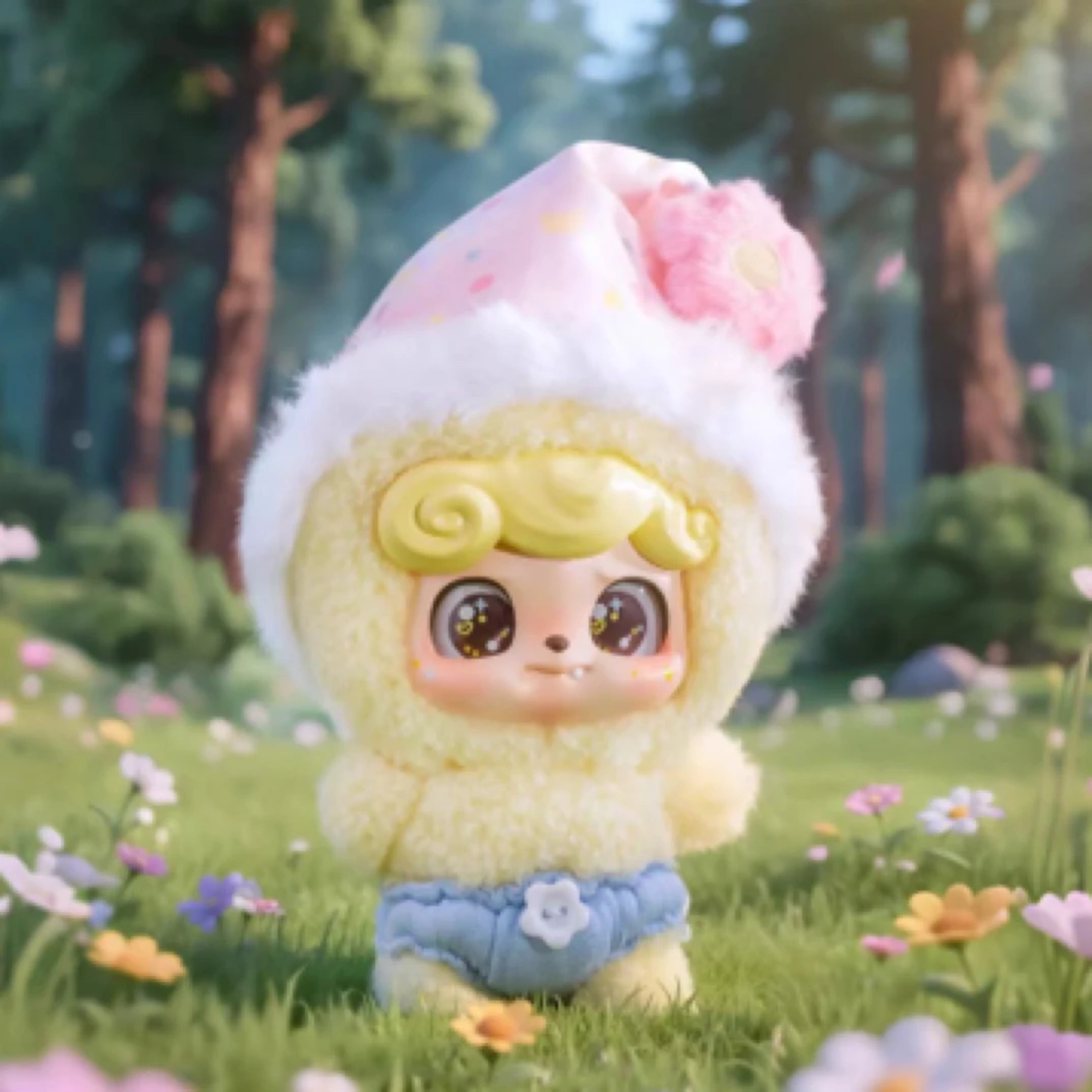 【欧中得】踩Q宝奇想童话系列毛绒盲盒潮玩挂件玩偶