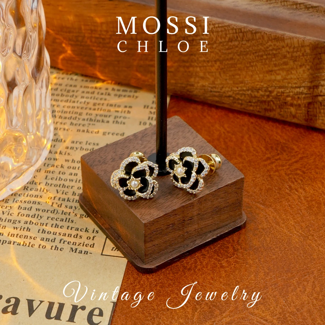 C5916【玫瑰骑士】CHLOE MOSSI 限定 耳钉