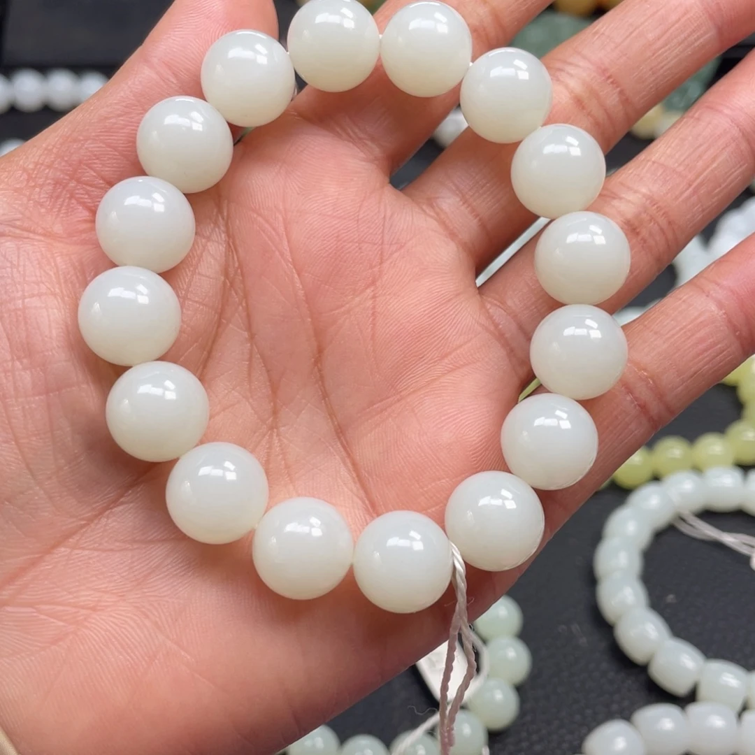 和田玉未镶嵌手链