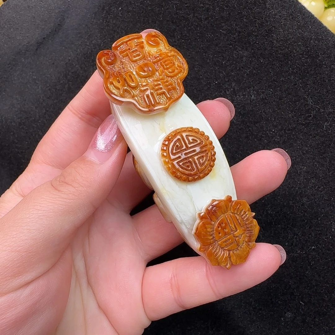 蜜蜡未镶嵌珠宝奇石微瑕