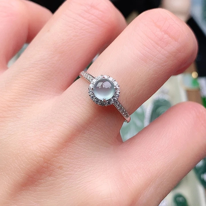 颈饰银S925镶嵌翡翠吊坠