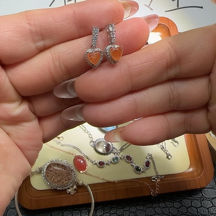 水晶银S925镶嵌戒指