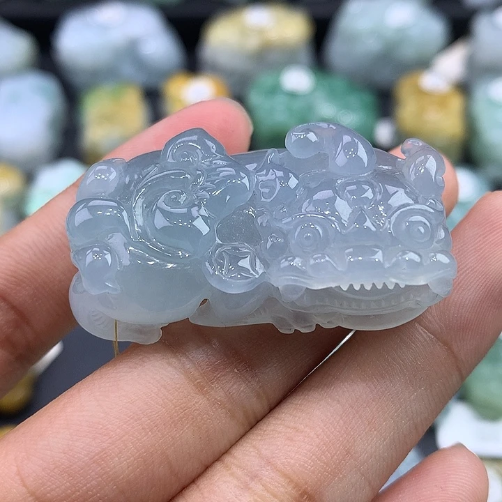 翡翠未镶嵌颈饰天然缅甸翡翠