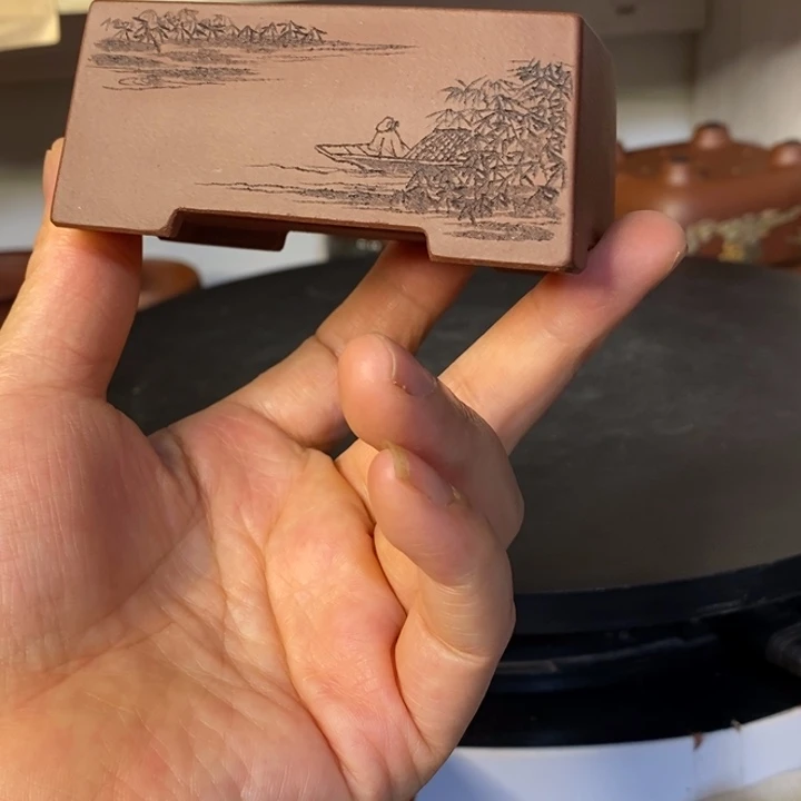 紫砂紫砂花盆手工艺制作