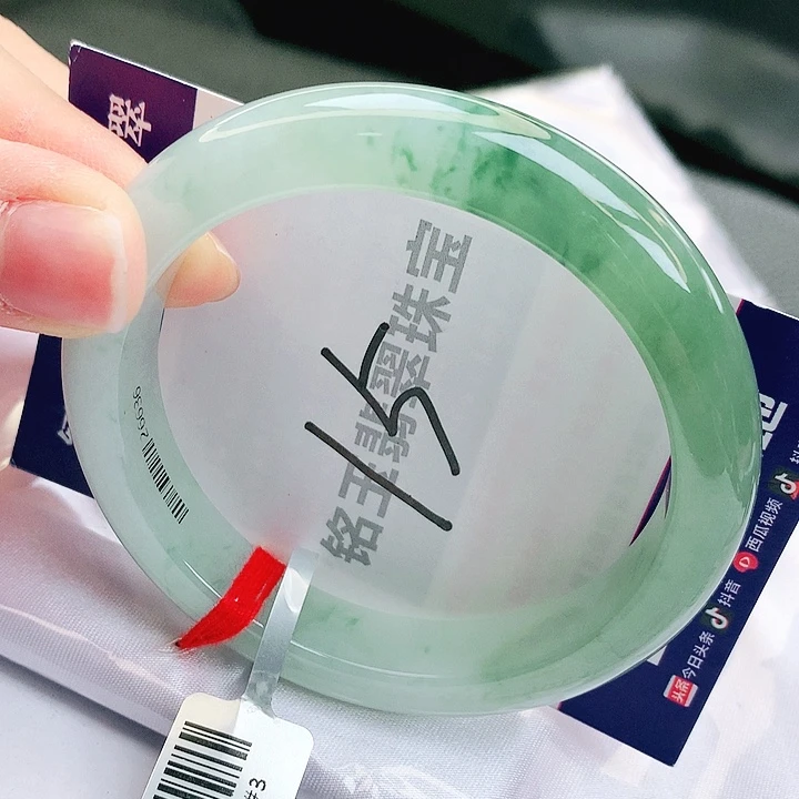 翡翠未镶嵌手镯缅甸天然a货翡翠手镯