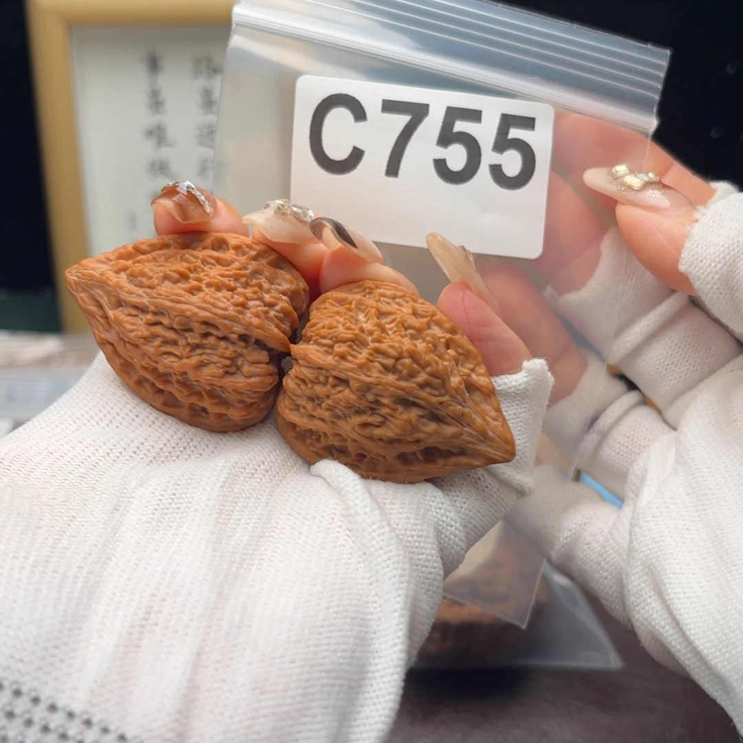 文玩核桃把件34塔尖c755