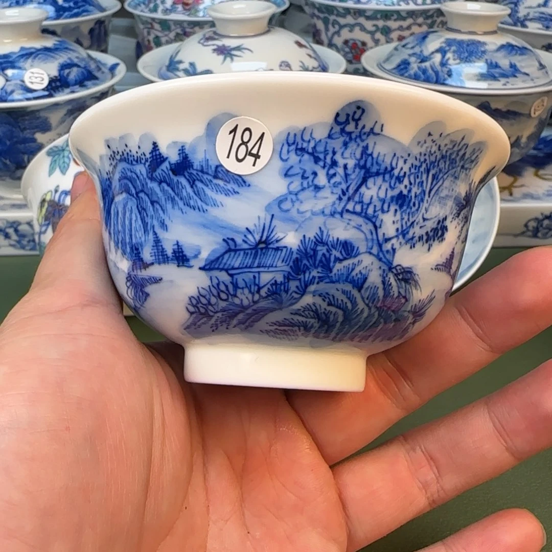 景德镇纯手工手绘茶具184