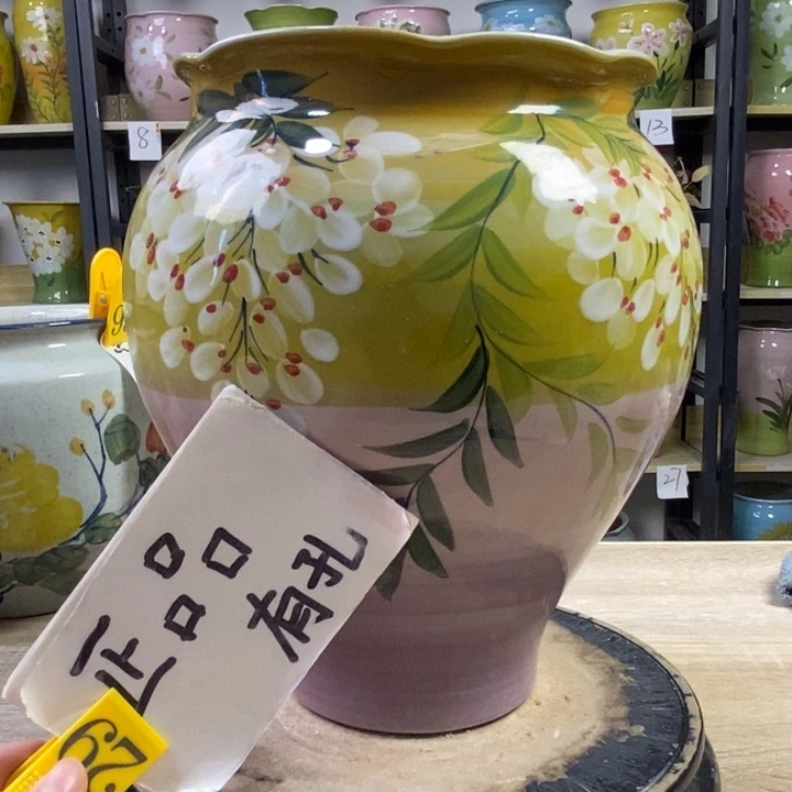 景德镇高温陶瓷花盆