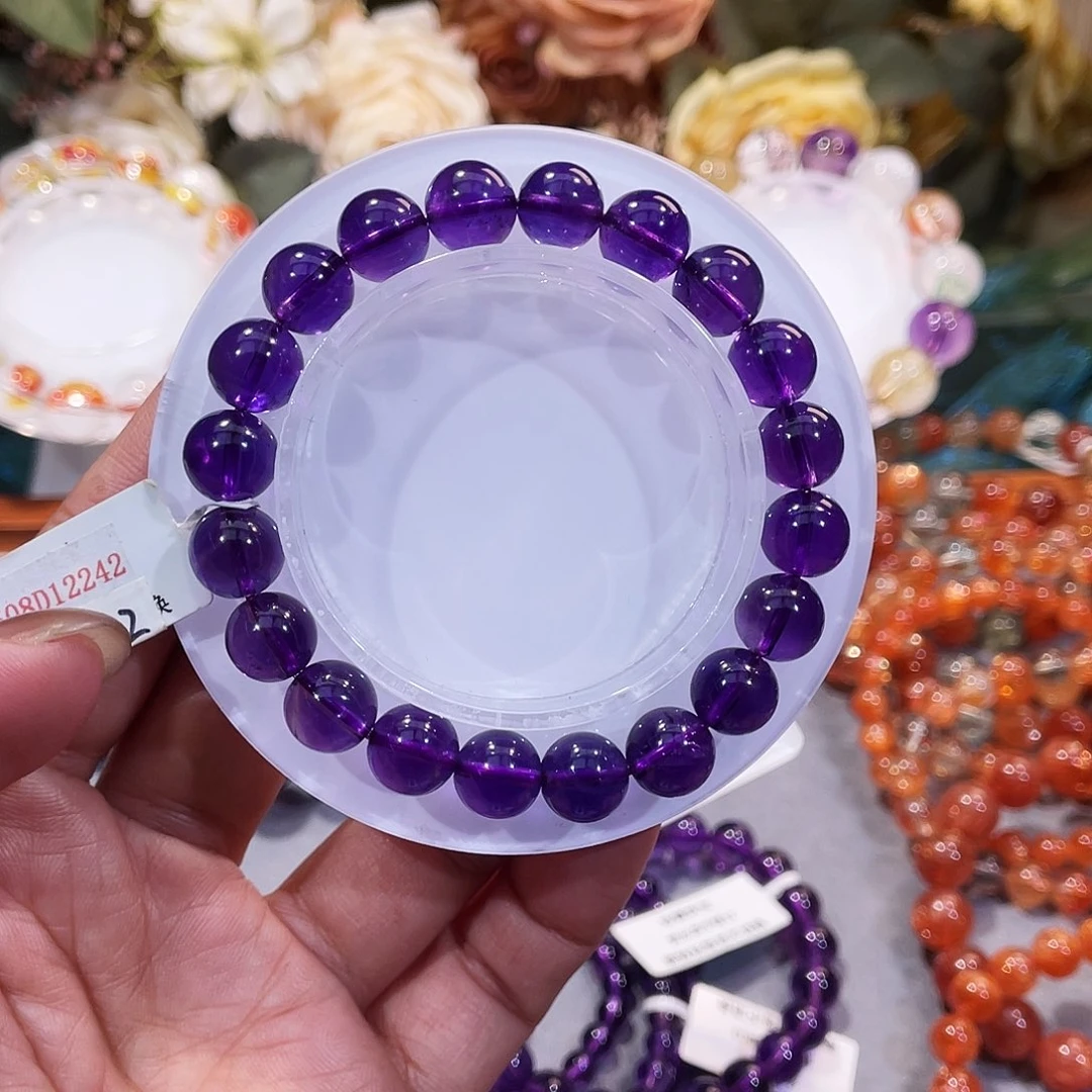 未镶嵌手链水晶、巴西紫水晶、9.7m