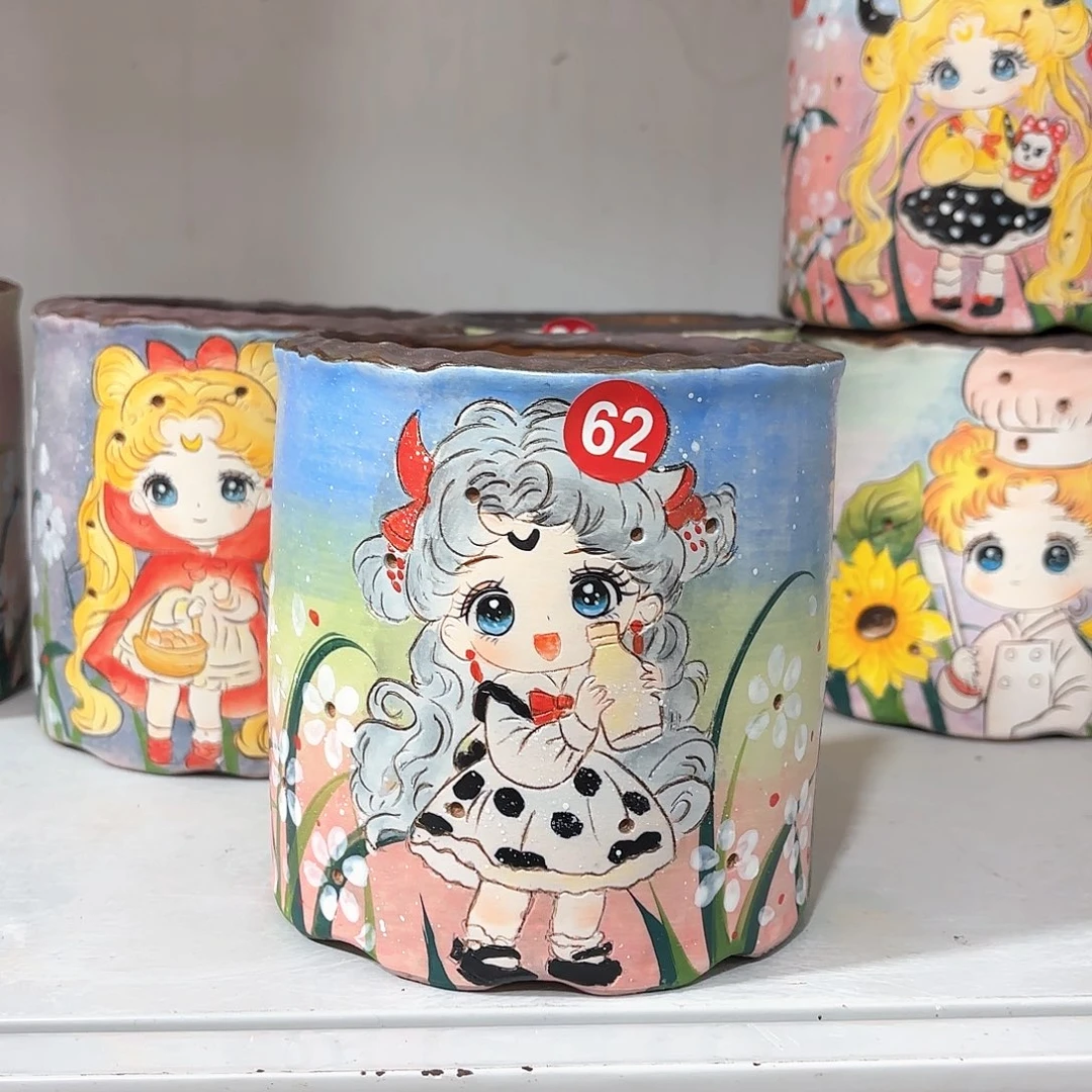 紫砂花盆宇***婷手工花盆默认微瑕瑕