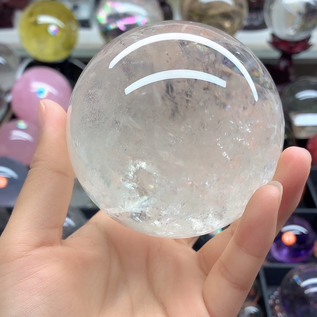 长***风未镶嵌水晶珠宝半成品白水晶83