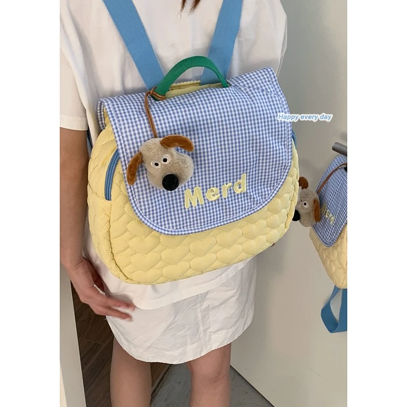 可爱双肩包包女款爆款2025新款出游旅行小背包大容量上班通勤包