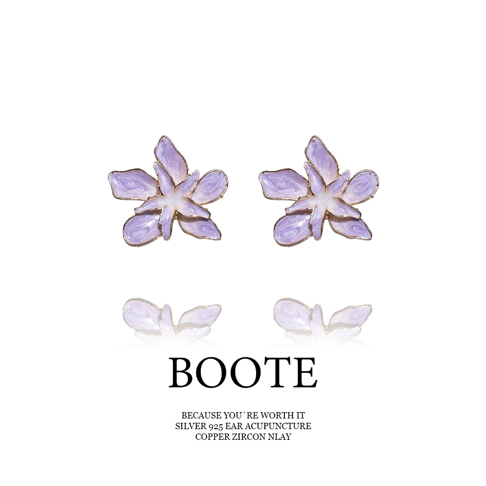 铜合金耳饰 Boote HE12741【绝代佳人】个性简约耳饰