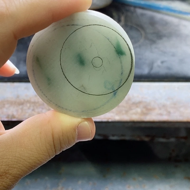 定制翡翠未镶嵌平安扣