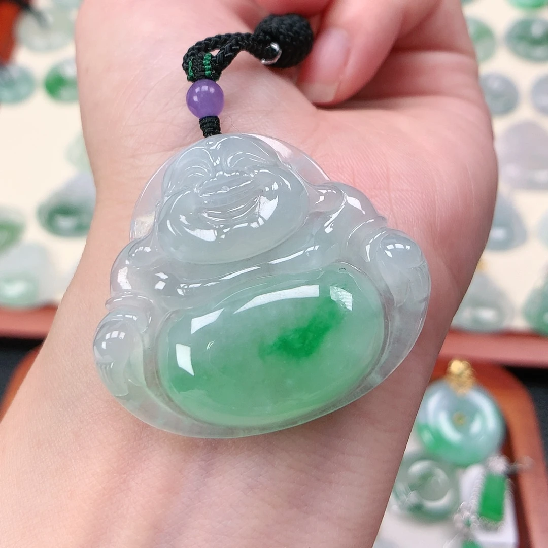 翡翠未镶嵌颈饰吊坠