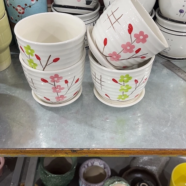 陶瓷花盆全场10包邮