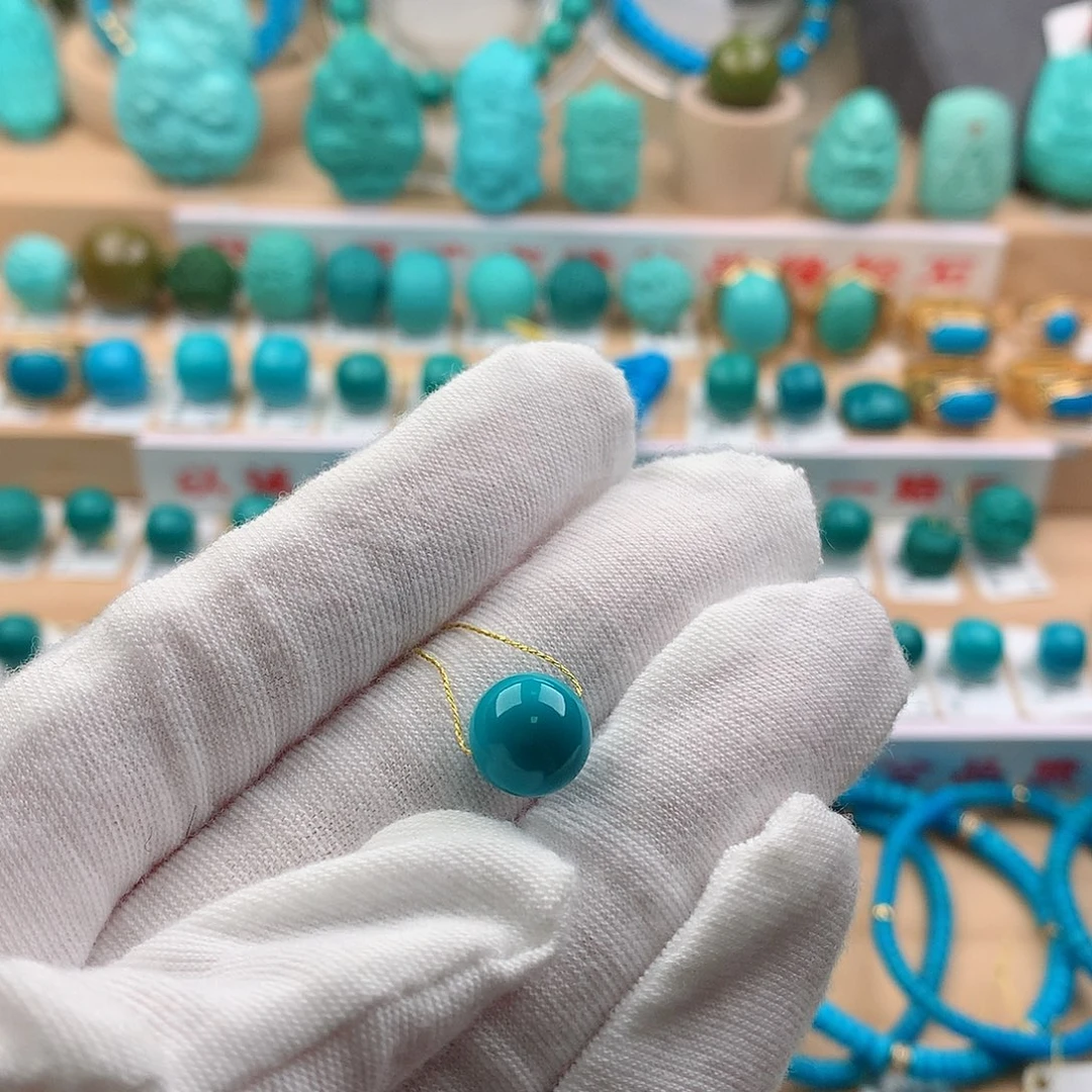 绿松石未镶嵌珠宝奇石9.4