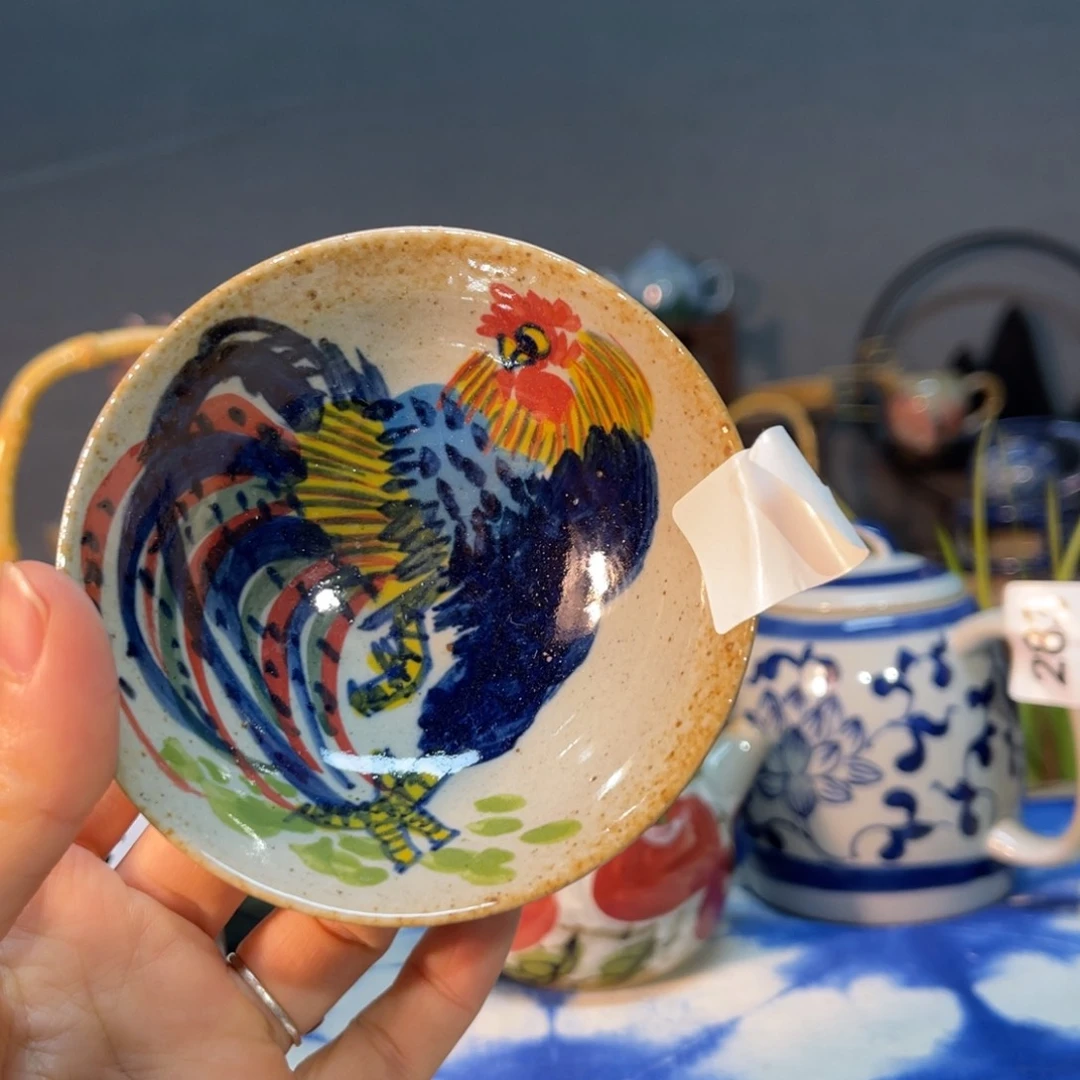 杯素浅陶瓷手工手绘