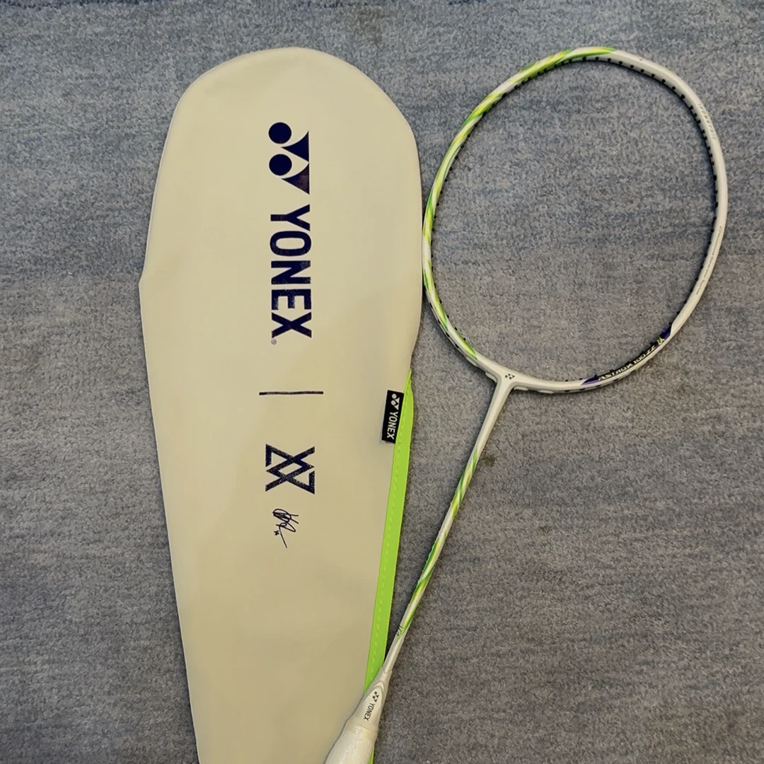 YONEX尤尼克斯羽毛球拍安赛龙天斧100ZZ全碳素进攻型单拍  签名款
