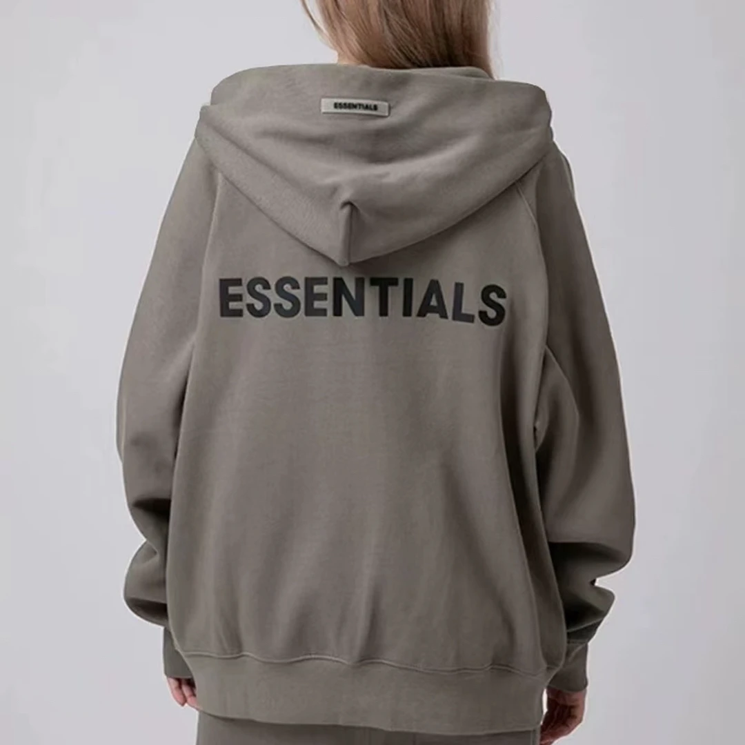 【送卫衣】ss20拉链卫衣经典高街美潮外套男女同款背面硅胶LOGO