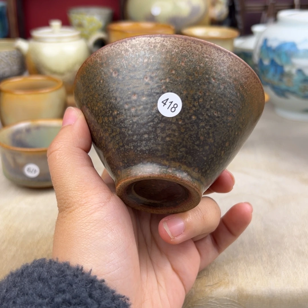 杯纯手工柴烧主人杯