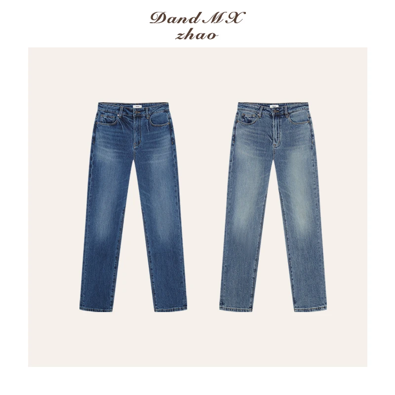 D&MX 经典重塑甄选丹宁利落小脚烟管高个子牛仔裤79002