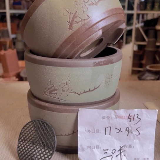 紫砂花盆紫紫砂盆