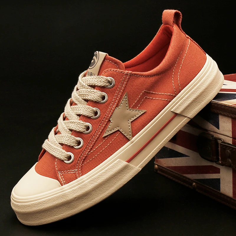 25839 男鞋秋季时尚帆布鞋经典休闲鞋百搭透气鞋子男士韩版潮鞋