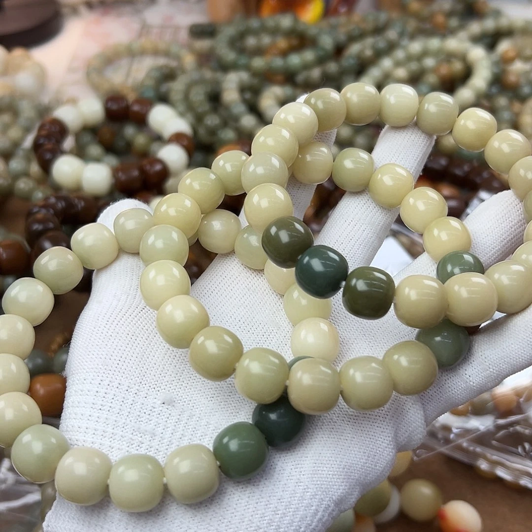 菩提根/象牙果手串14干磨国发一条700