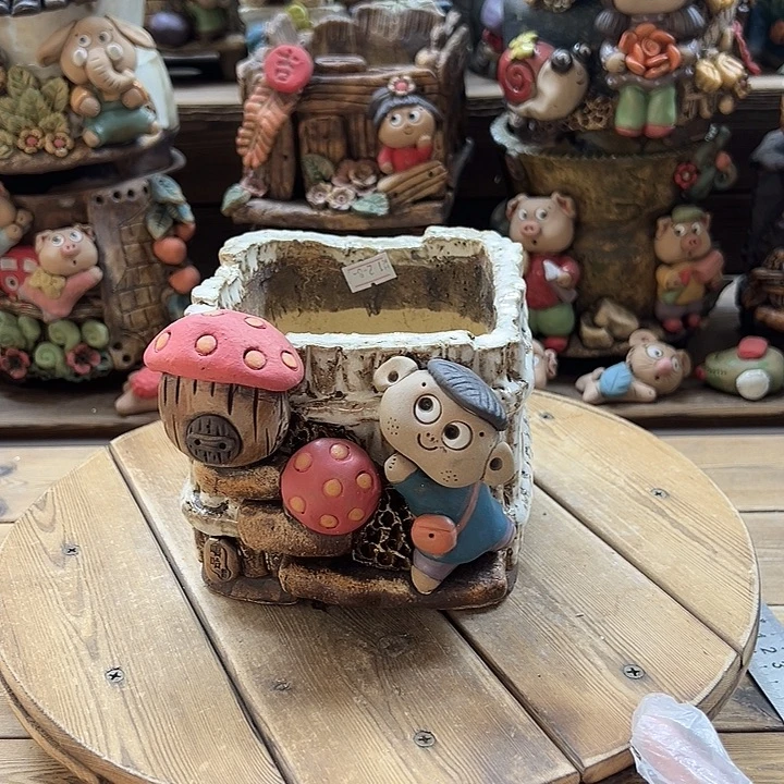 嘻哈多肉花盆百搭